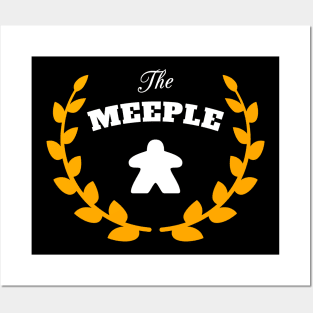 Meeples - The Meeple Vintage - Board Games, Board Game, Tabletop Nerd and Geek Posters and Art